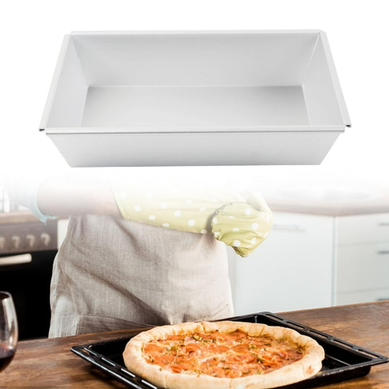 Esquirla Rectangular Pizza Pan Cookie Sheet Food Tray Easy Clean