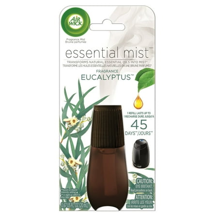 Air Wick Essential Mist Refill, 1 ct, Eucalyptus, Essential Oils Diffuser, Air Freshener