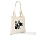 thumbnail image 6 of CafePress - Best Sister Ever Tote Bag - Unisex Canvas Tote Bag, Beige, 1-Piece, 6 of 6