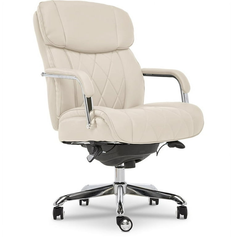La-Z-Boy Sutherland Office Chair with Padded Arms, Jet Black