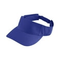 thumbnail image 2 of Augusta Youth Sport Twill Visor 6226 Purple Os, 2 of 2