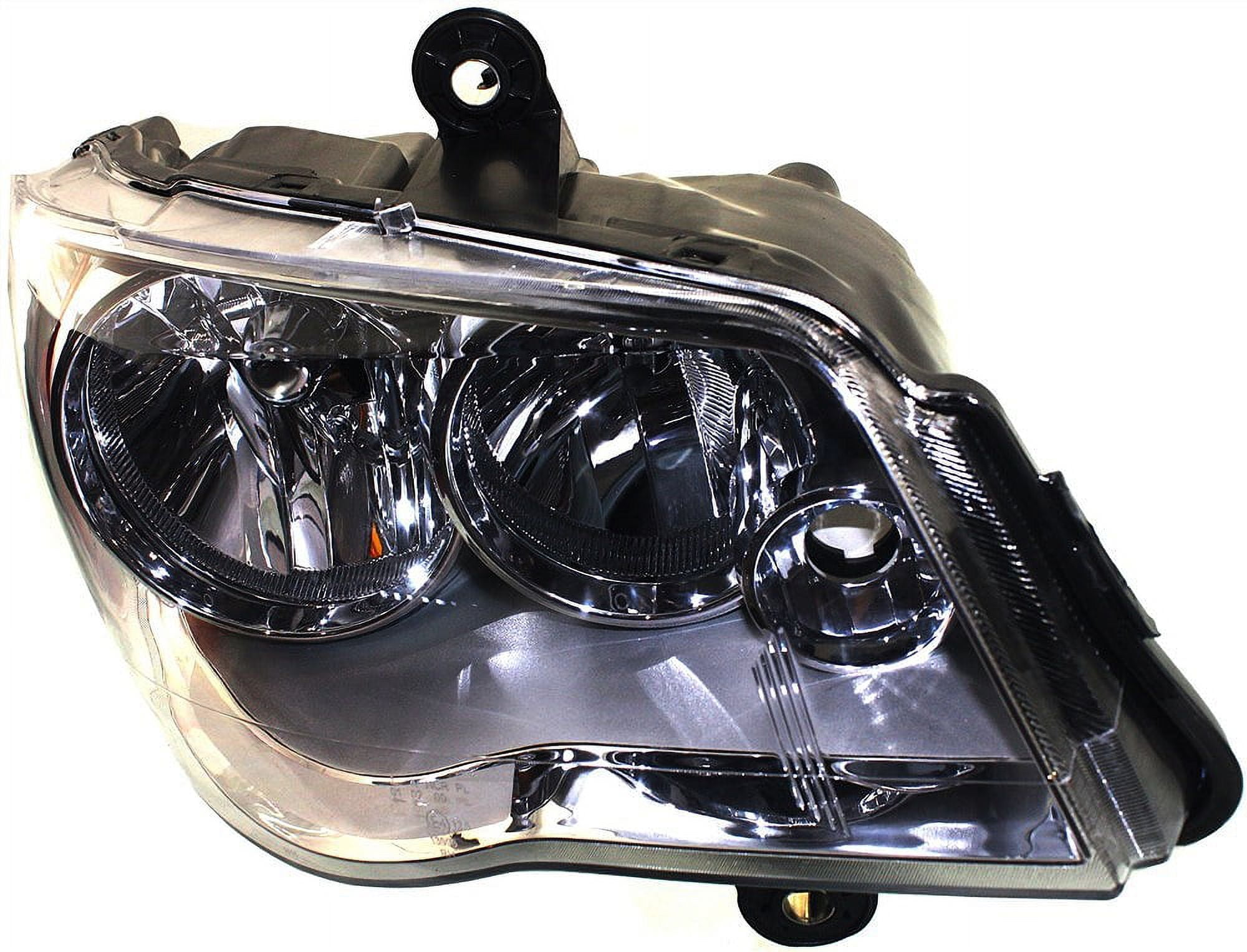 Replacement ARBC100101Q Headlight Compatible With 2011-2020 Dodge Grand Caravan 2008-2016 Chrysler Town and Country Right Passenger Halogen With bulb(s) CAPA Certified