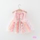 thumbnail image 2 of Eliza-Vestido De Bebé Niñas 3D Mariposa Fruncido Sin Mangas Camisón En Capas, 2 of 4