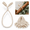 Ivory-12, variant on Black 24 Count Nylon Reusable Twist Garland Ties for Banisters and Decor