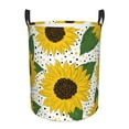 thumbnail image 6 of Picia Sunflowers Large Laundry Basket, Waterproof, Freestanding Laundry Hamper, Collapsible Tall Clothes Hamper with Extended Handles-, 6 of 8
