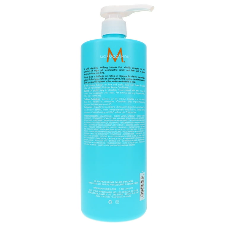 unse ved godt obligat Moroccan Oil Moisture Repair Shampoo, 33.8 oz - Walmart.com
