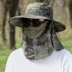 thumbnail image 5 of Sombrero grande para el sol para hombre, protección solar al aire libre, pesca, montañismo, sombrero de pescador, cara, 5 of 6