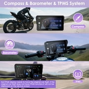 Carpuride for BMW Motorcycle CarPlay & Android Auto Dual Bluetooth, Native Wonder 6.25 Waterproof GPS Navi Screen, Data Reading, TPMS, Light Sensor (W602BS Pro)