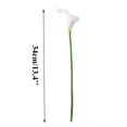 thumbnail image 4 of Ramo de flores artificiales de PU - Látex, 34cm largo, para centros de mesa con florero, decoración de hogar, boda, 4 of 8
