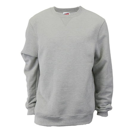 Soffe Men's Fleece Crew Neck Sweatshirt