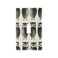 thumbnail image 2 of Switch Panel Switch Decoration 2.76x4.53x0.28 Inches Duplex Outlets Switch Plate Wall Plates Living Room Kitchen Bedroom Study Switches Black Owl, 2 of 8