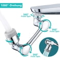 thumbnail image 3 of Innovador aireador de grifo giratorio de 1080°, construcción de cobre ecológico para una higiene óptima en la cocina y el baño, asistente de grifo inteligente con múltiples opciones de montaje, 3 of 5