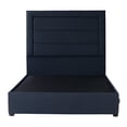 thumbnail image 2 of Box Base cama Matrimonial + Cabecera Blend Azul, 2 of 6