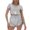 Clear, variant on FASHOFT Women's Crop Top Halloween Round Neck Short Sleeve Nightclub Stage Performance Outfit Party Dance Wear Cosplay Dress Up Halloween XL