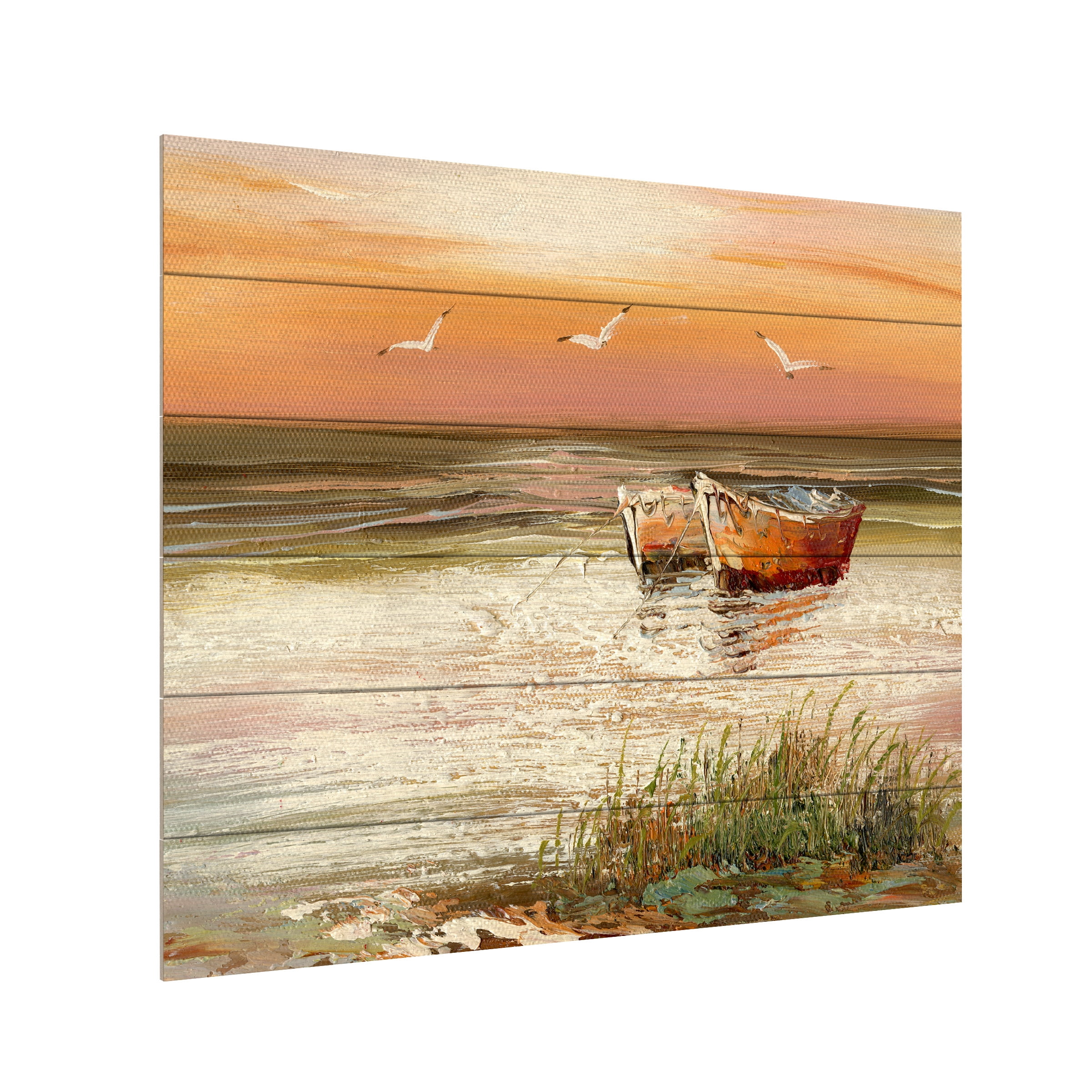 Trademark Fine Art 'Florida Sunset' Wooden Wall Art Art by Rio