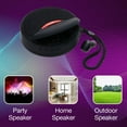 thumbnail image 5 of trenzu Newly Launched Disc Bluetooth Sound Speaker with Earbuds and 500 mAh Battery Turbo Volt Charging I AUX, Bluetooth, USB & SD Card I BT Speaker for TV, Mobile, PC, Laptop (Black), 5 of 5