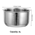 thumbnail image 2 of Stainless Steel Inner Pot for Rice Cooker for Most Electric Cookers, 2 of 5