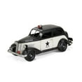 thumbnail image 2 of Contemporary Home Living 1930's Style Police Car Decoration - 13.5" - White and Black, 2 of 7