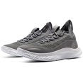 thumbnail image 3 of Under Armour Men's Running Shoes, Gray & White, 7.5, 3 of 5