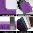 thumbnail image 2 of Large Lavender Bathroom Rug 24" x 60", Non Slip Bath Mat, Microfiber Thick Plush Water Absorbent Shower Mat for Bedroom, Tub and Shower, Machine Washable, 2 of 10