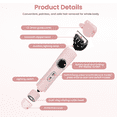 thumbnail image 4 of Ni-SHEN 2 in 1 Women's Electric Shaver, IPX7 Waterproof Bikini Trimmer & Facial Hair Remover, Wet/Dry Body Groomer for Legs, Underarms & Face, 4 of 9