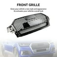 thumbnail image 2 of Gloss Black Front Bumper Radiator Vent Mesh Grille Grill Fit For Audi Q7 2016-2019, 2 of 15