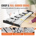 thumbnail image 6 of SKYSHALO 32-Key Glockenspiel Xylophone Set, Complete Percussion Kit with Mallets, Drumsticks, Sheet Music Holder, Height-Adjustable Stand & Portable Case for Learners & Enthusiasts, 6 of 9