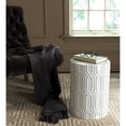 thumbnail image 3 of Safavieh Melody Glazed Ceramic Decorative Garden Stool Antique White, 3 of 3