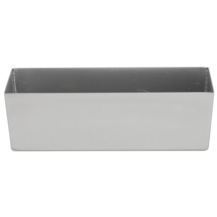 HUBERT® Food Merchandsing Pans with Tapered Corners Stainless Steel Deli Display Pan - 10" L x 5" W x 3" D