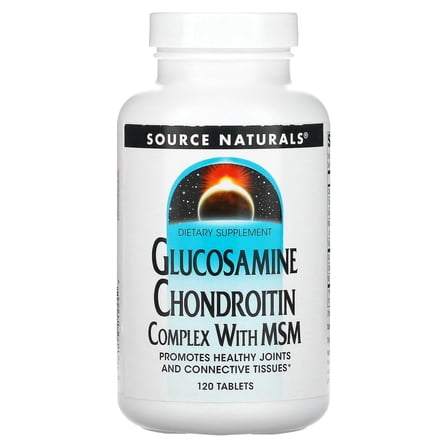 Source Naturals Glucosamine Chondroitin Complex with MSM 120 Tablets