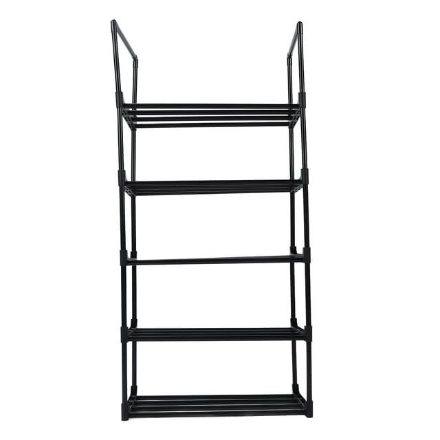 Zapatero multifuncional multicapa de gran capacidad para armario, pasillo, dormitorio, entrada, 1 columna, 5 capas