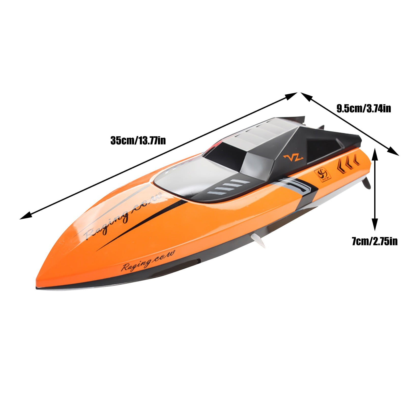 NEW BOXED HQ Radio Remote Control Racing Speed Boat RC Boat Fast Speed 12km/h 