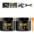 thumbnail image 1 of Water-Based Metallic Paint Rust Converter, 2-in-1 Rust Converter & Metal Primer, Metal Primer, for Automotive, Marine, Fence, Tools (2PCS), 1 of 8