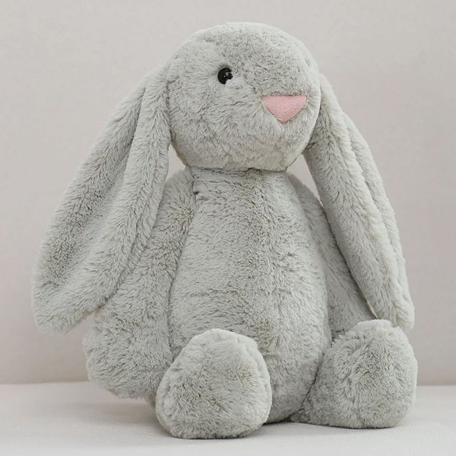 Jouet en Peluche Mignon 25/40cm Poupée Rabbit Compagnon de Sommeil pour Bébés Peluche Mignonne Longue Oreille Poupée Rabbit Cadeau pour Enfants Nouveau