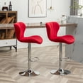 thumbnail image 4 of Roundhill Furniture Ellston Adjustable Swivel Barstool - Set of 2, 4 of 13