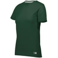 thumbnail image 4 of Russell Athletic Womens Essential 60/40 Performance T-Shirt, XS, Dark Green, 4 of 7