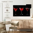 thumbnail image 5 of Elephant Stock Maraschino Cherry Cocktail Wall Art - Horizontal Canvas Wall Art - Living Room Wall Decor - Food And Drink Canvas - Black And Red Decor - 45" x 30", 5 of 8