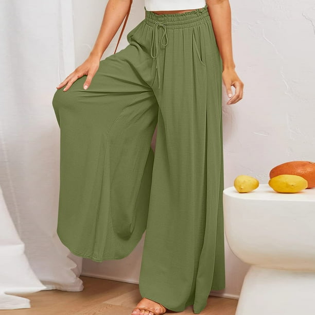 Pantalones pierna ancha hotsell