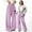 Purple, variant on Kids Girls Sweatpants Elastic Waist Jogger Baggy with Pockets Girls Solid Pants Youth Sweatpants Pants Toddler 8-9 Years
