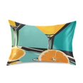 thumbnail image 7 of Yayeee Pillowcase King Size Set of 2 Satin Wrinkle Resistant Pillow Case, Orange Glasses, 7 of 7