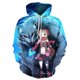 thumbnail image 3 of Sudadera con capucha con estampado 3D de lobo animal para hombre y mujer, moda informal de gran tamaño, sudaderas con capucha estilo hip hop Harajuku, 3 of 5