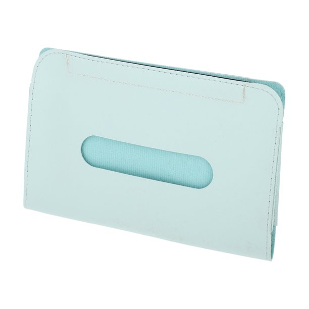Portatissues para Auto, Soporte de Servilletas para Visor del Sol, Portatissues para Reposabrazos de Auto, Funda de Caja de Servilletas de Ante Negro