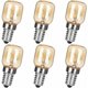 thumbnail image 1 of Lámpara de horno de material de vidrio cerámico con filamento de tungsteno y brillo total inmediato para hornos microondas, refrigeradores, lámparas de sal del Himalaya, lámparas de techo para mesas, 1 of 5