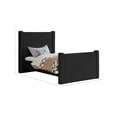 thumbnail image 3 of Meridian Furniture Elias Black Boucle Fabric Twin Bed, 3 of 8