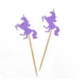 thumbnail image 3 of Darling Souvenir, Unicorn Cupcake Toppers, Birthday/ Wedding/ Bay Shower Party Dessert Decorations - Pack Of 20, 3 of 3
