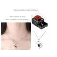 thumbnail image 2 of Flor Eterna Rosas Rojas Exquisita Caja Con Collar Y Regalo Luxuri A03IS, 2 of 4