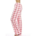 thumbnail image 2 of HAOTAGS Womens Pajama Pants,Casual Elastic Waist Lounge Pants Drawstring Wide Leg Sleep Pants Pink S, 2 of 5