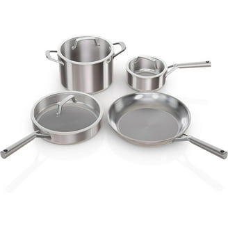Ninja EverClad 12-Piece Stainless Steel Cookware Set, Oven Safe to