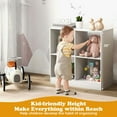 thumbnail image 6 of GVN 4-Cube Kids Bookcase with Open Shelves-White, Toy Organizers and Storage for Kids, Boys, Girls, Nursery, 6 of 9