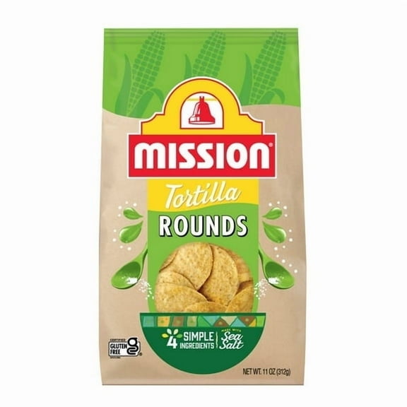 Mission Round Yellow Corn Tortilla Chips, 11 Ounce Bag